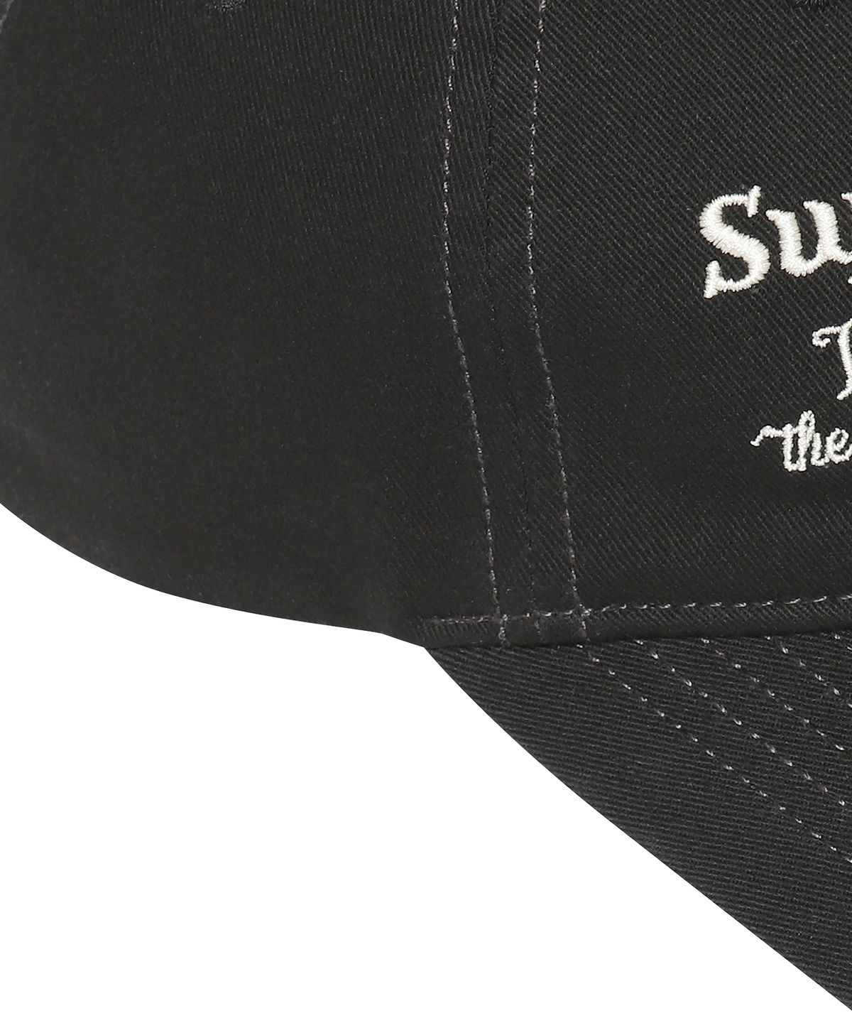 슈퍼드라이(SUPERDRY) 빈티지 자수 볼캡 블랙