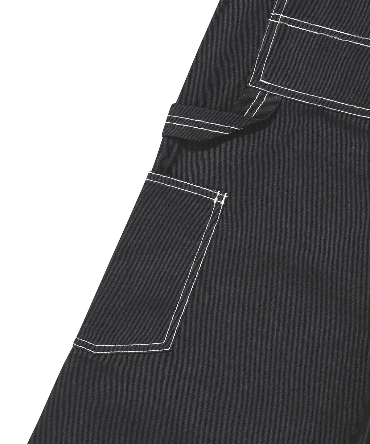 슈퍼드라이(SUPERDRY) 더블니 코튼 워크팬츠 블랙