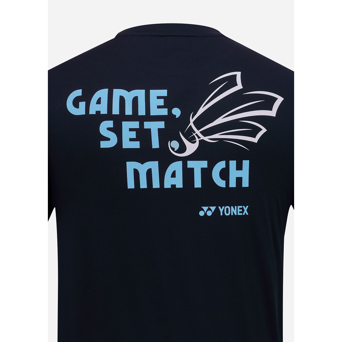 요넥스(YONEX) 251TS064U 다크 챠콜 남녀공용 스포티 슬로건 반팔 티셔츠