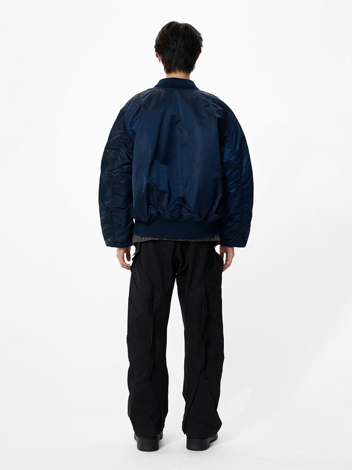 알파 인더스트리(ALPHA INDUSTRIES) MA-1 플라이트 자켓 레플리카 블루