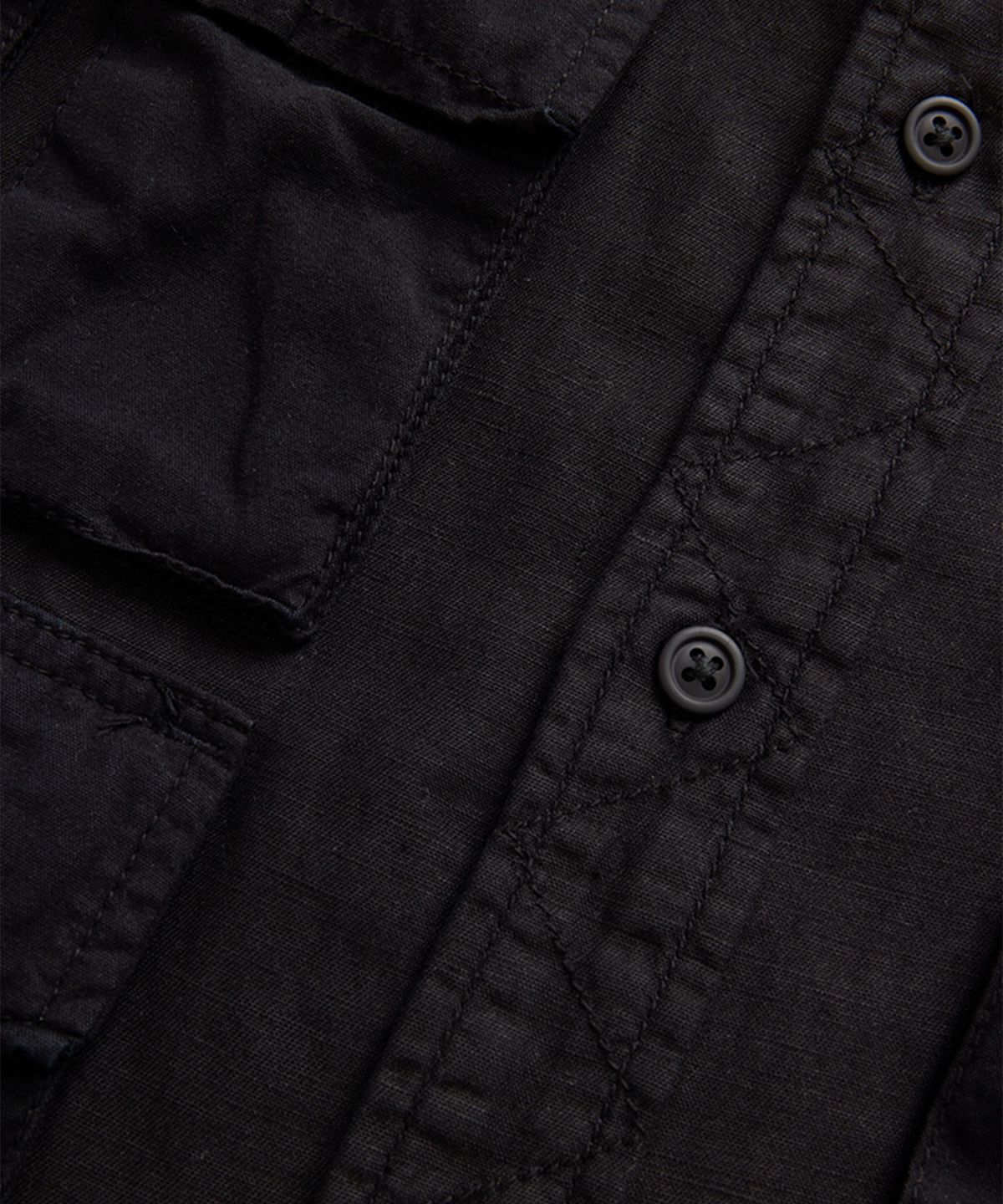 알파 인더스트리(ALPHA INDUSTRIES) 롱 슬리브 멀티 포켓 셔츠 블랙