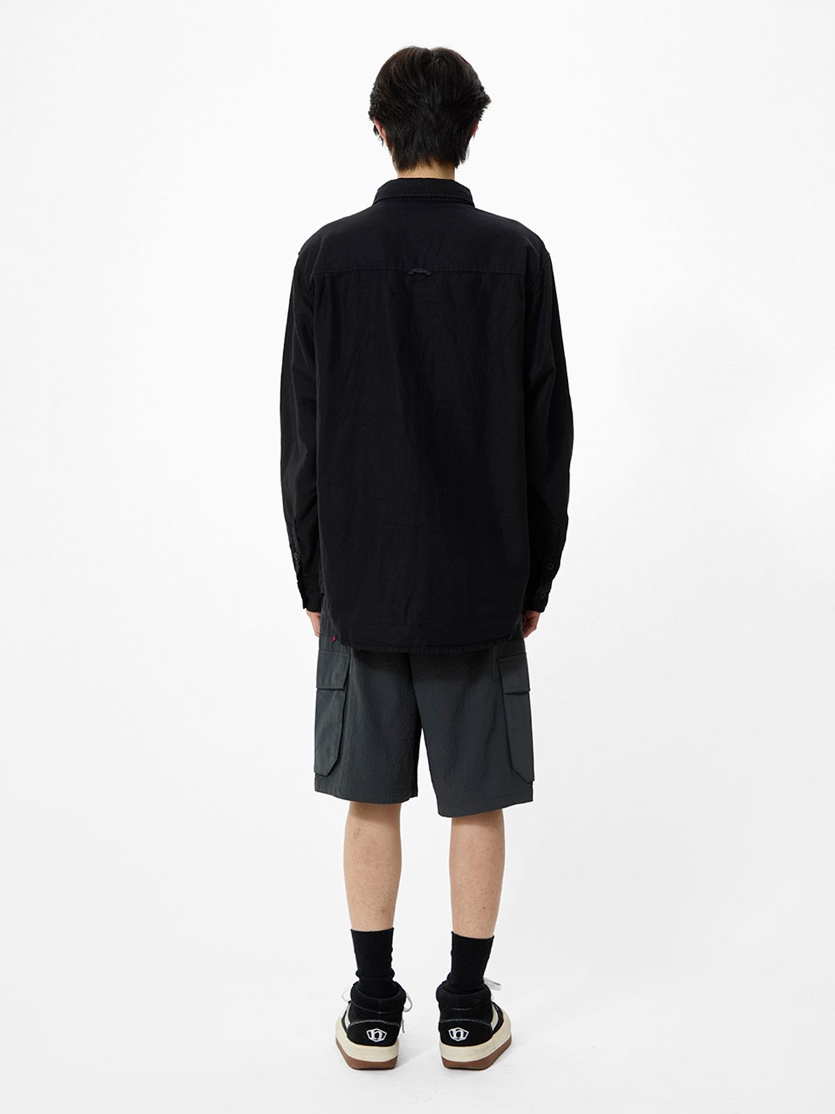 알파 인더스트리(ALPHA INDUSTRIES) 롱 슬리브 멀티 포켓 셔츠 블랙