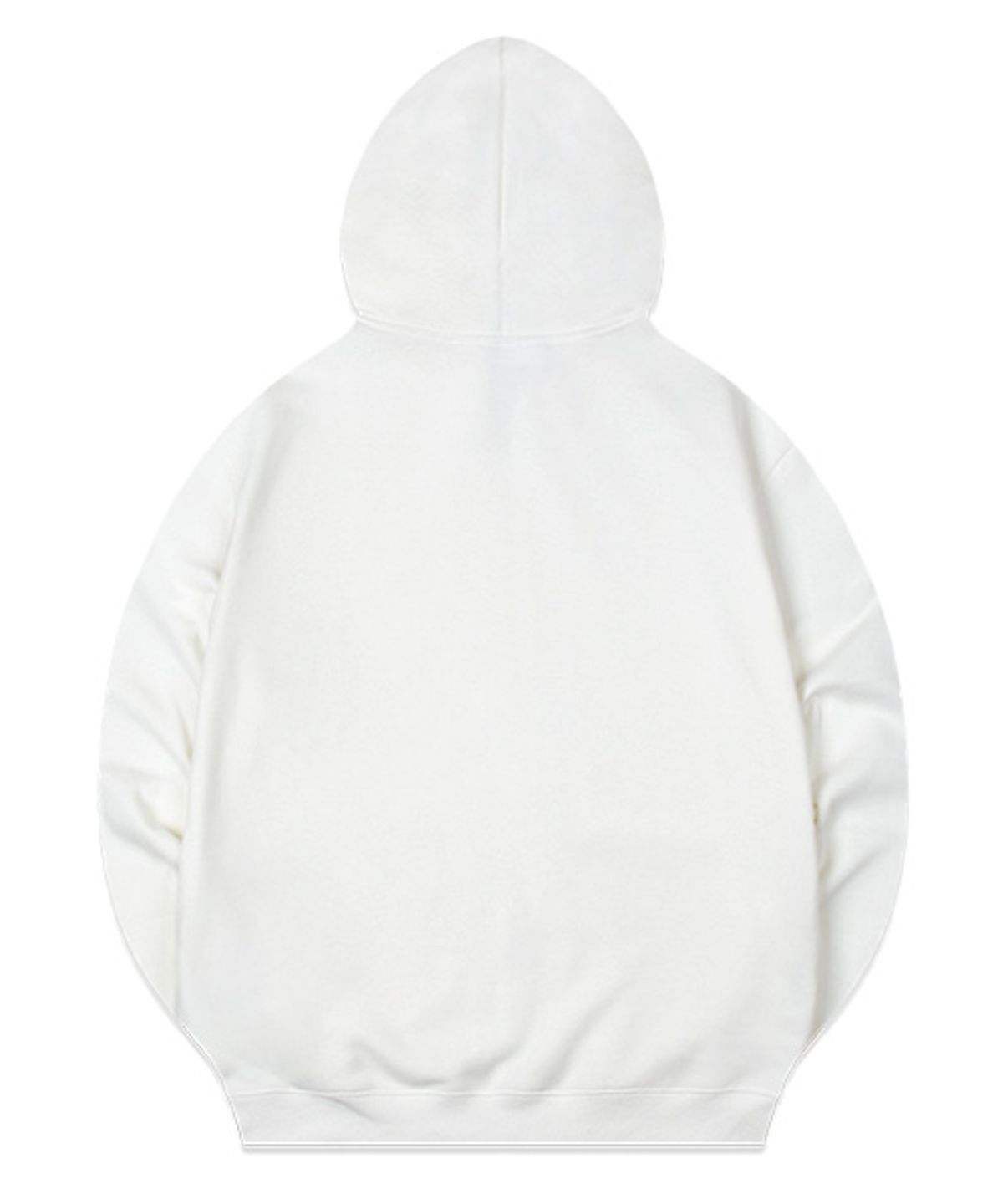 랜덤오프(RANDOMOFF) [NAPPING SELECTION] ANXIETY LETTERING HOODIE ZIP-UP [WHITE]