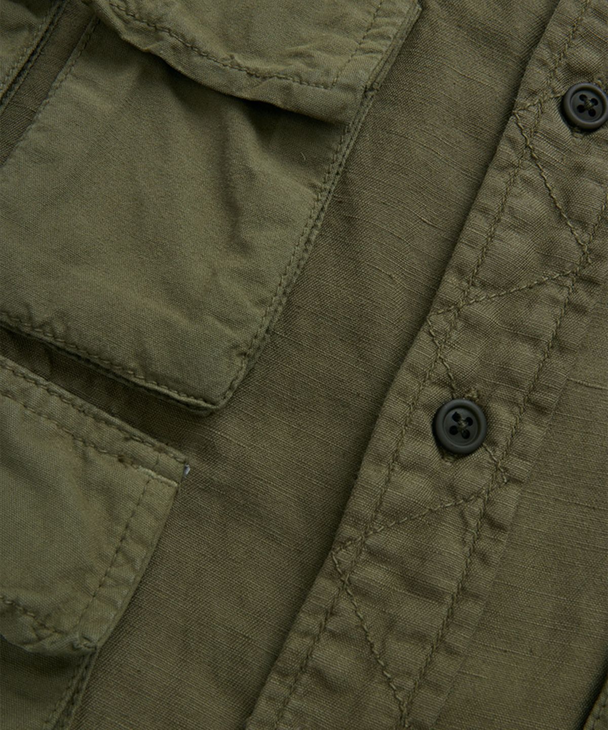 알파 인더스트리(ALPHA INDUSTRIES) 롱 슬리브 멀티 포켓 셔츠 OG-107 그린