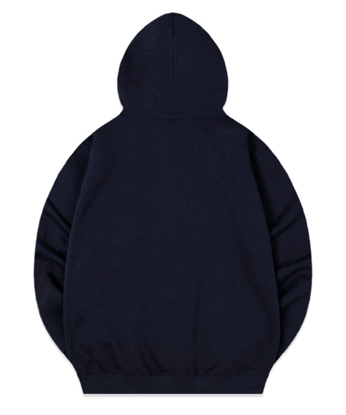 랜덤오프(RANDOMOFF) [NAPPING SELECTION] TORN ARCH LOGO HOODIE ZIP-UP [NAVY]