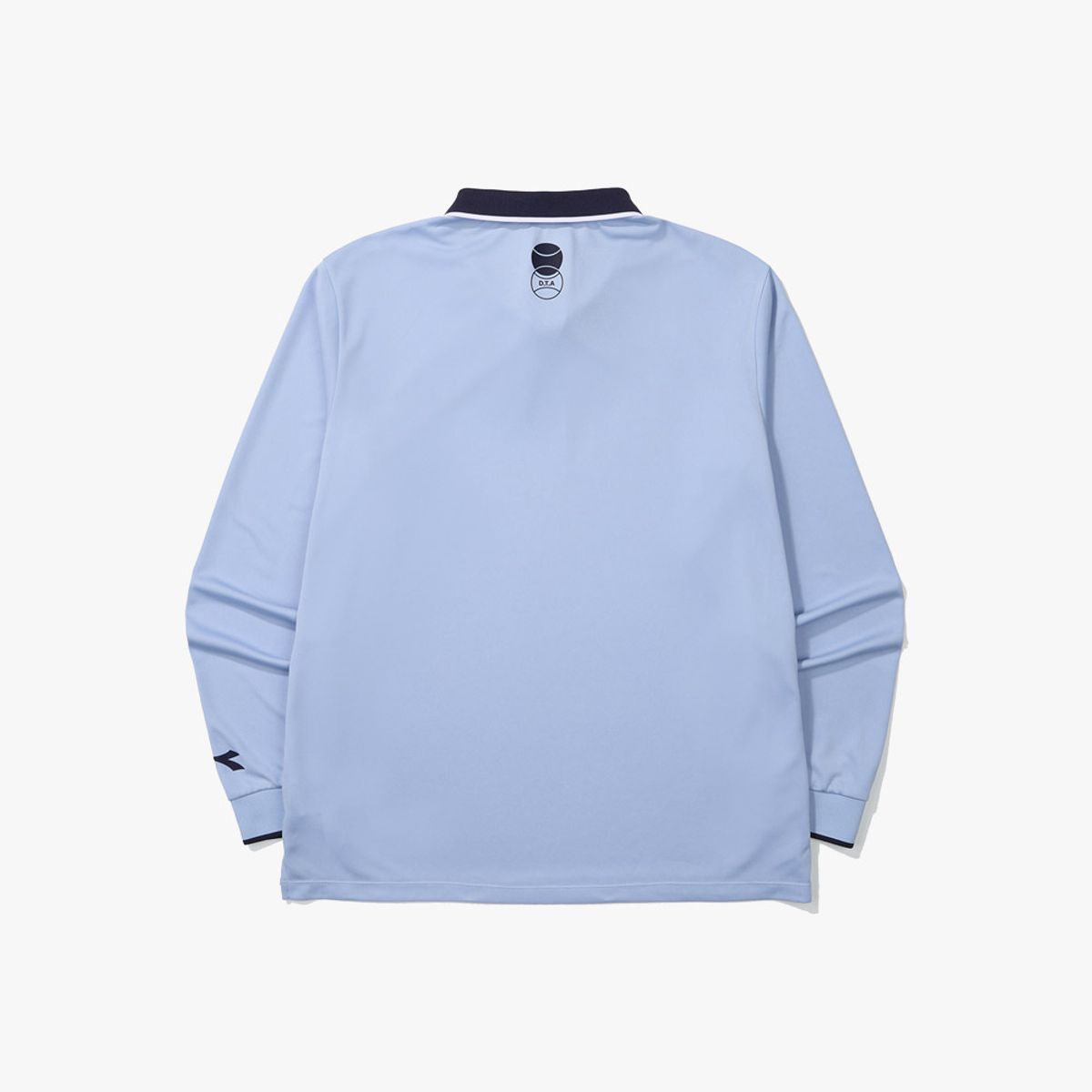디아도라(diadora) DTA 테니스볼 카라 긴팔 티셔츠 BLUE