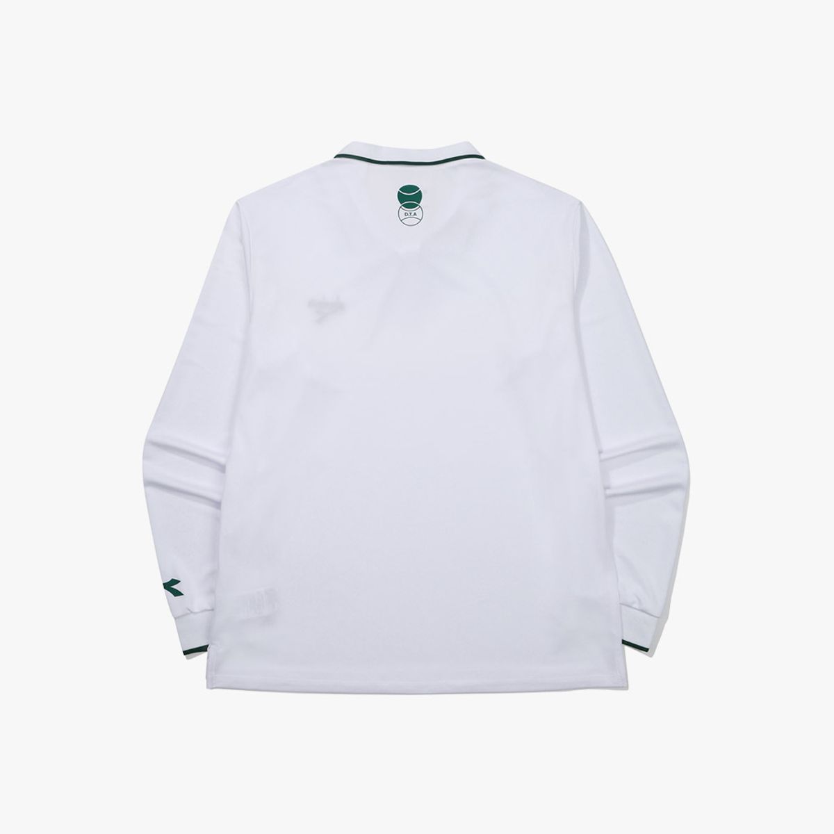 디아도라(diadora) DTA 테니스볼 카라 긴팔 티셔츠 WHITE
