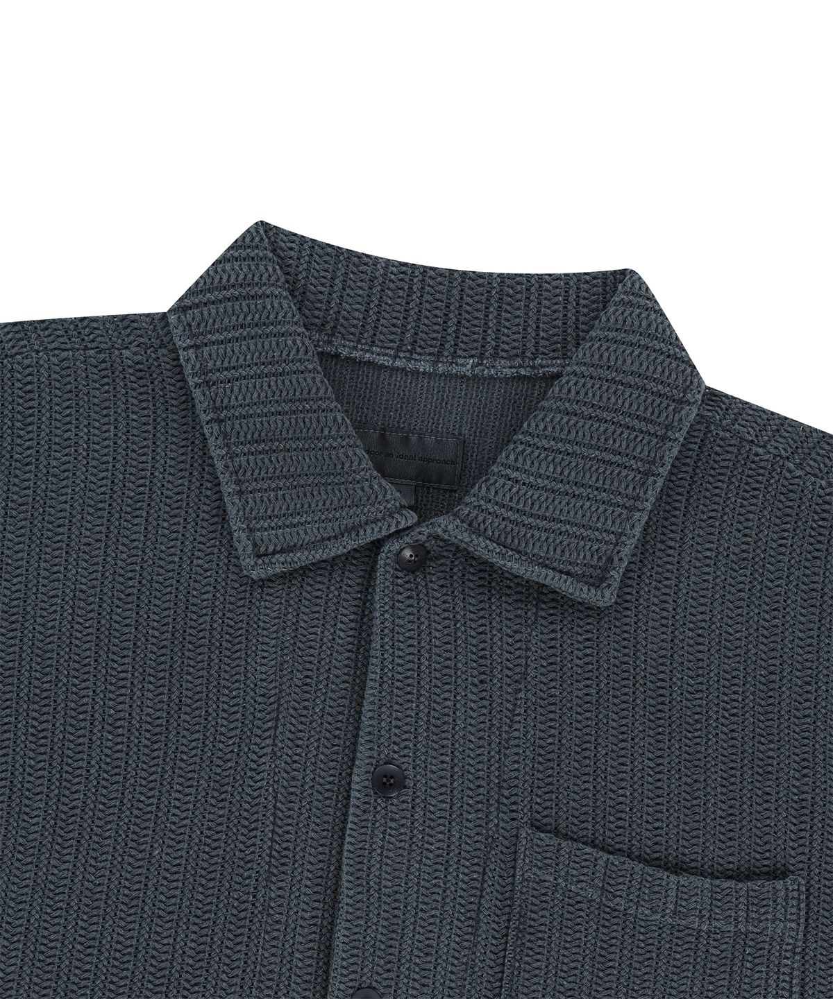 엔도어(ENDOOR) Vintage crochet 1/2 shirts (vtg navy)