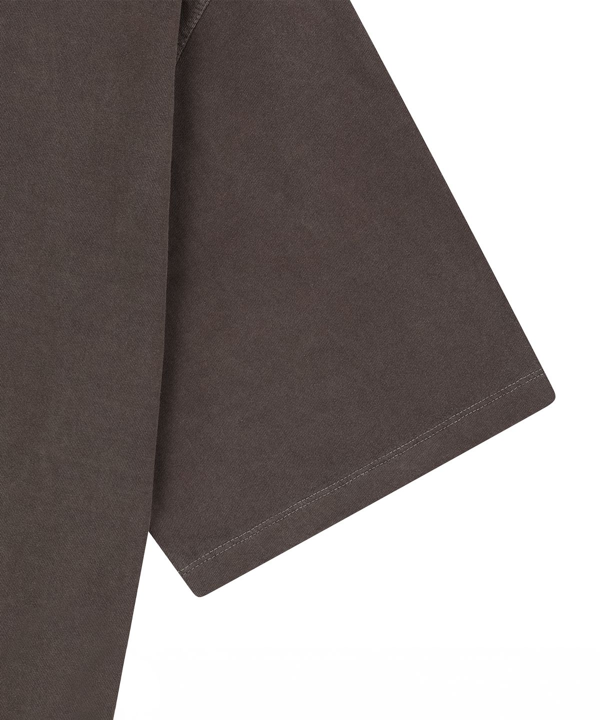 엔도어(ENDOOR) Garment Dyeing track 1/2 t-shirt (vtg brown)