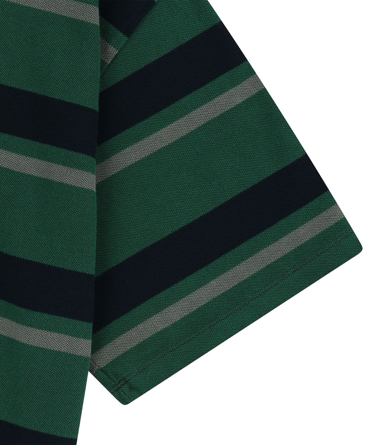 엔도어(ENDOOR) Vintage pk stripe 1/2 polo shirt (vtg green)