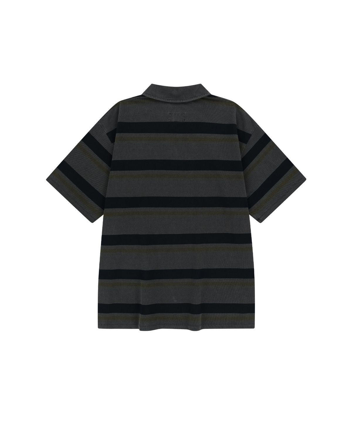 엔도어(ENDOOR) Vintage pk stripe 1/2 polo shirt (vtg gray)