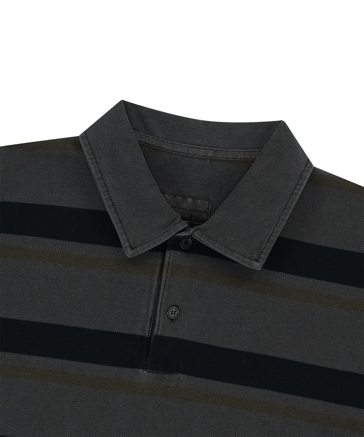 엔도어(ENDOOR) Vintage pk stripe 1/2 polo shirt (vtg gray)