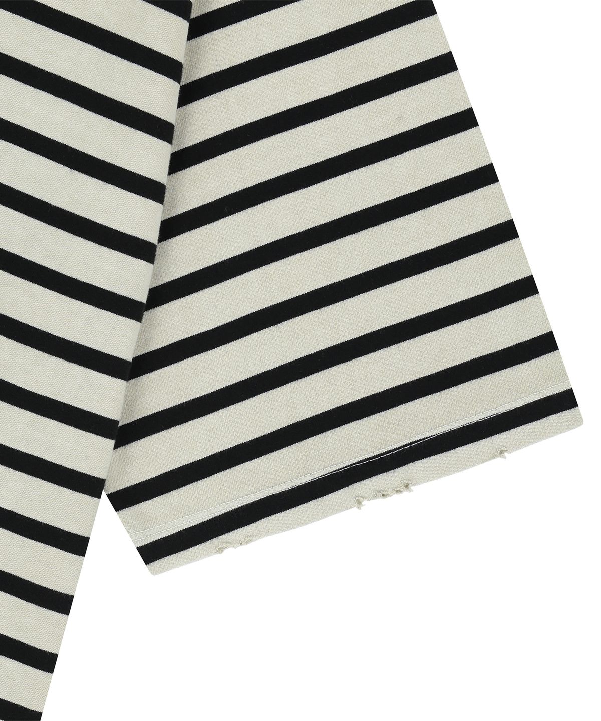 엔도어(ENDOOR) Vintage damage stripe 1/2 t-shirt (vtg black)