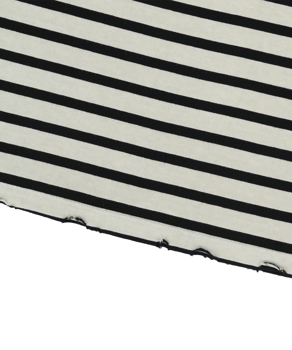 엔도어(ENDOOR) Vintage damage stripe 1/2 t-shirt (vtg black)