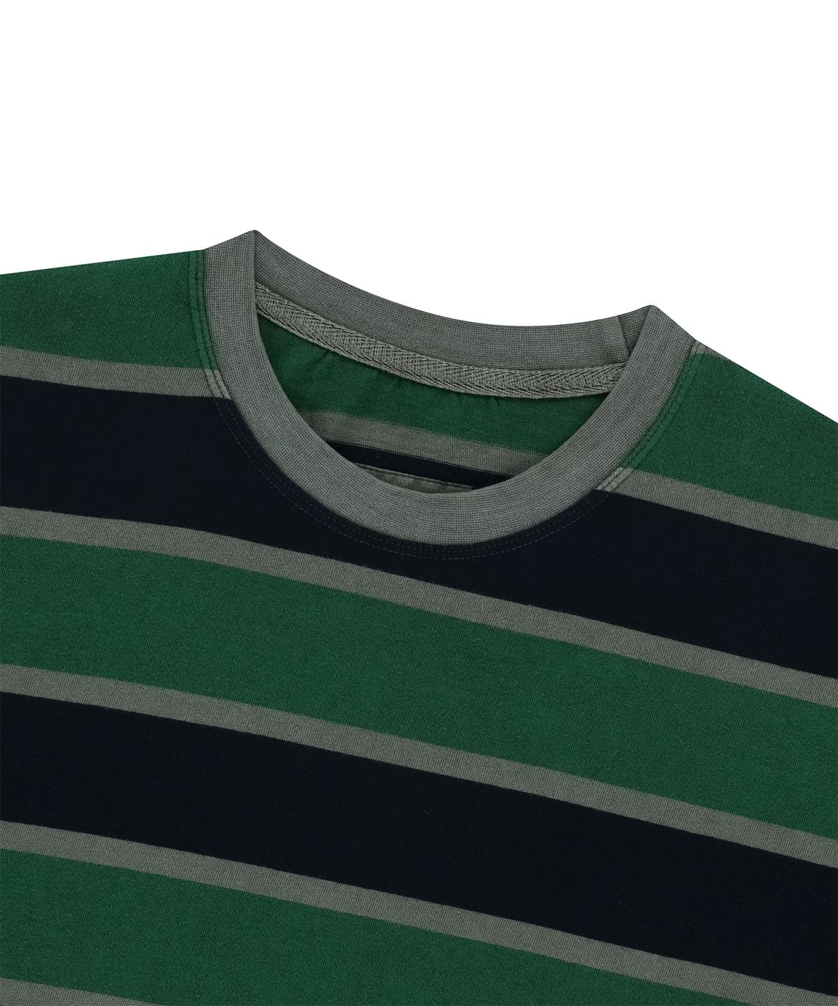 엔도어(ENDOOR) Vintage stripe 1/2 t-shirt (vtg green)