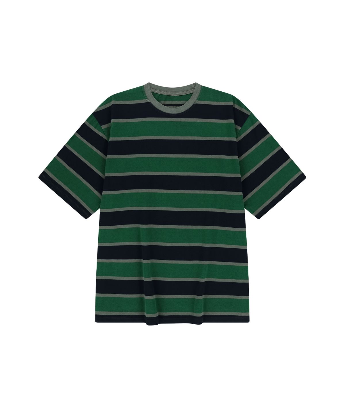 엔도어(ENDOOR) Vintage stripe 1/2 t-shirt (vtg green)