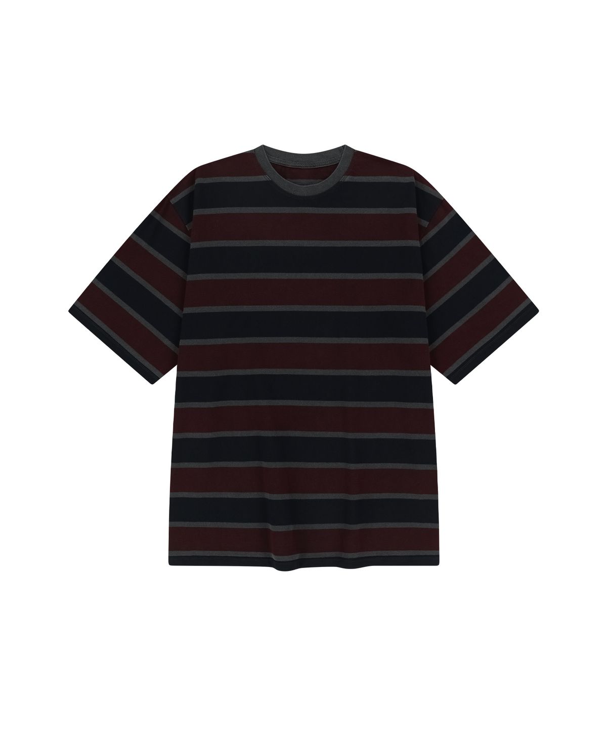 엔도어(ENDOOR) Vintage stripe 1/2 t-shirt (vtg red)