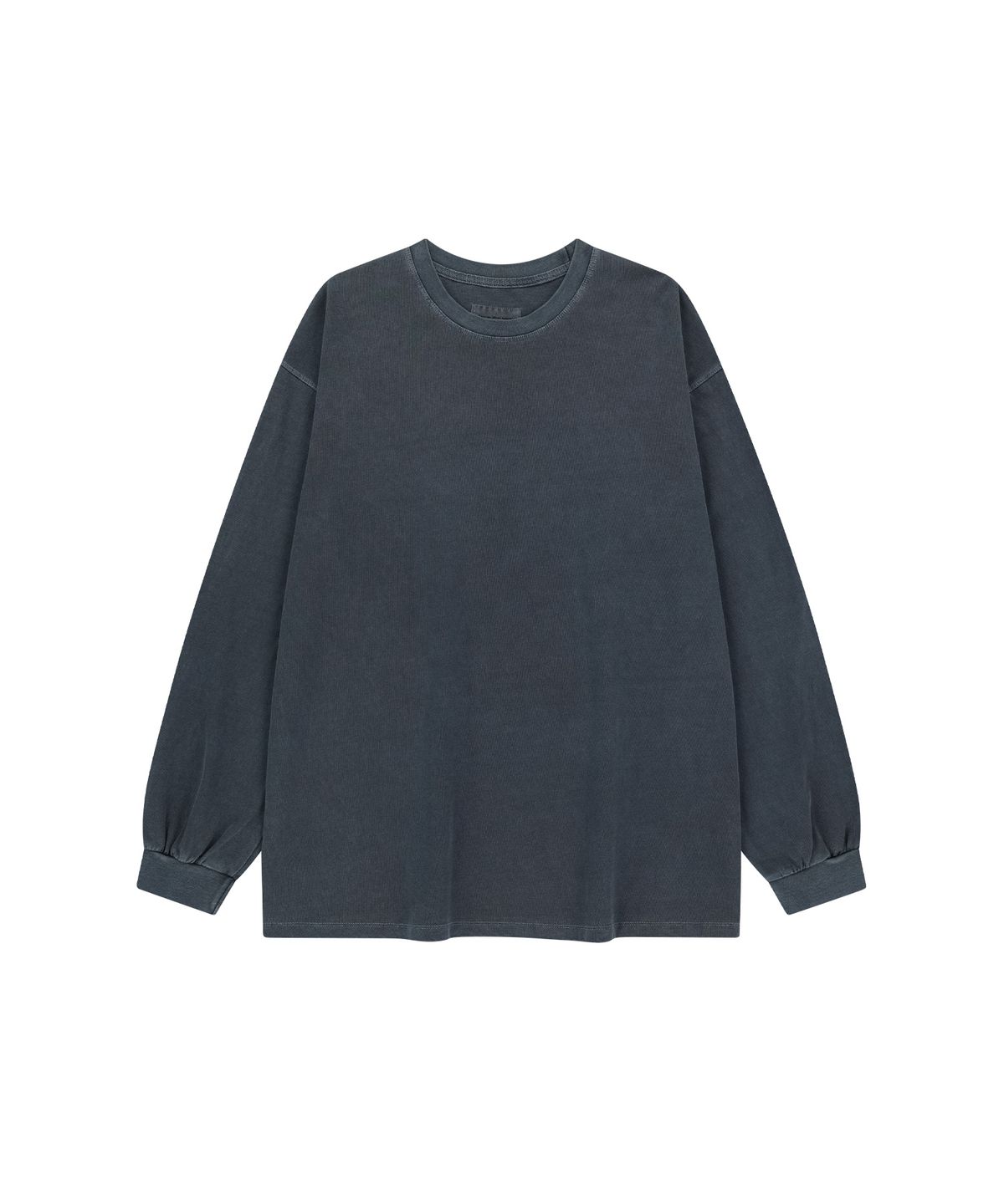 엔도어(ENDOOR) Garment Dyeing record long sleeve (vtg navy)
