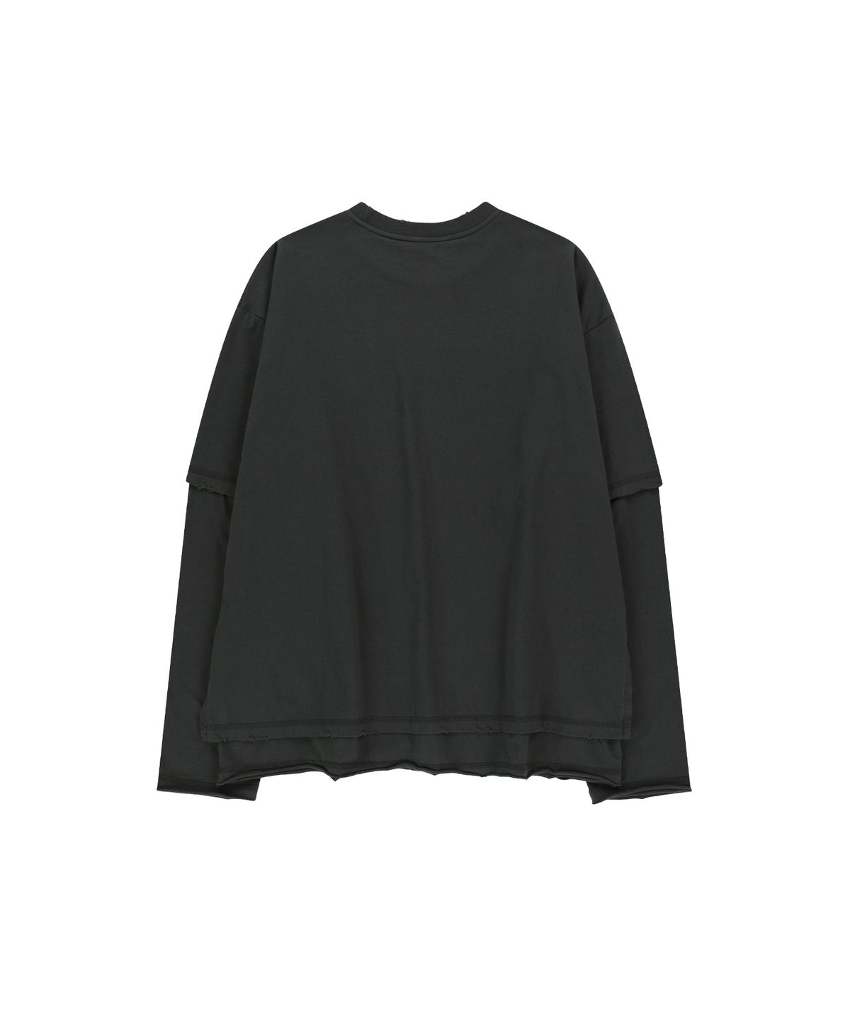엔도어(ENDOOR) Layered vintage long sleeve (dark gray)