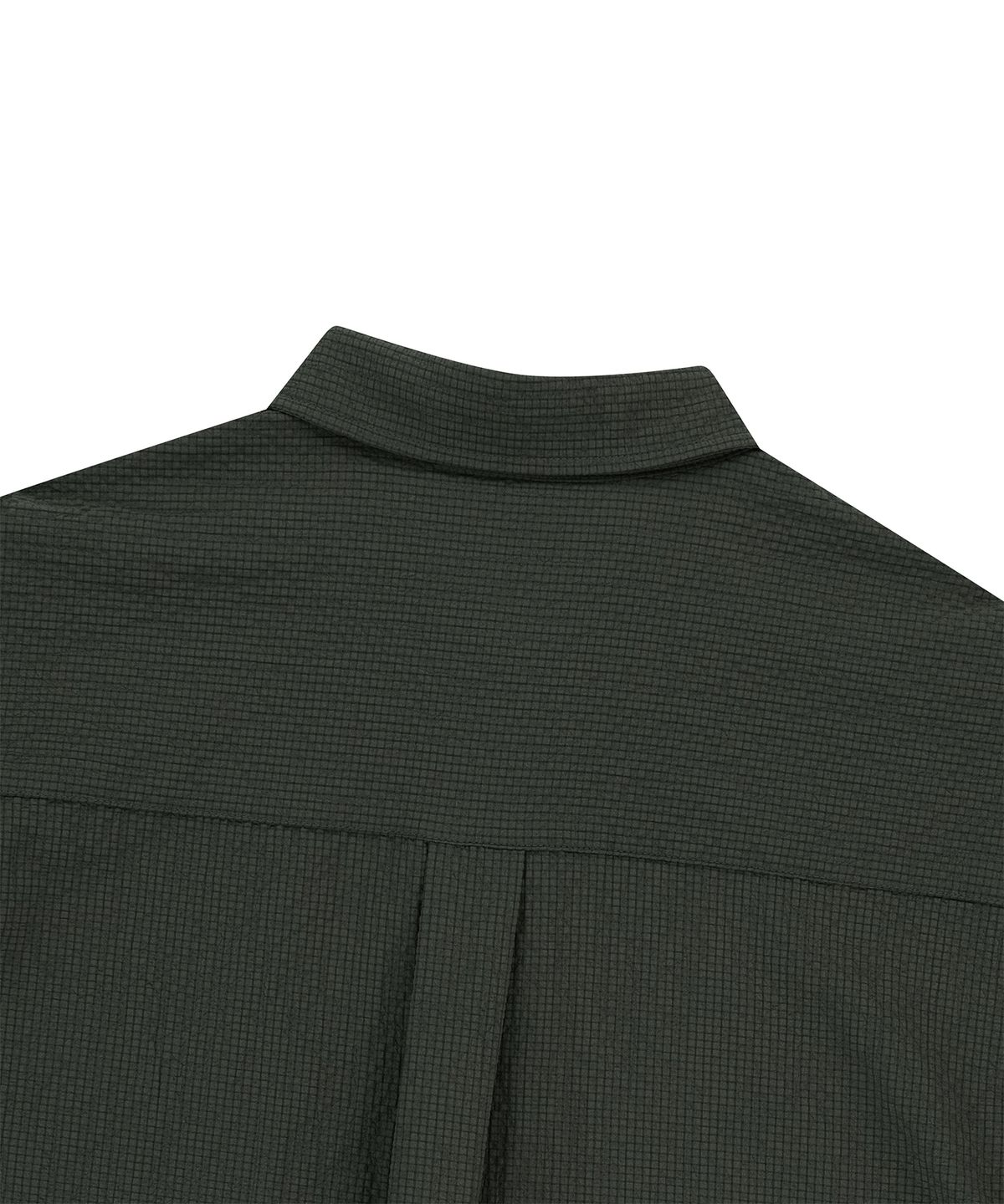 엔도어(ENDOOR) Washed seerucker 1/2 shirt (olive gray)