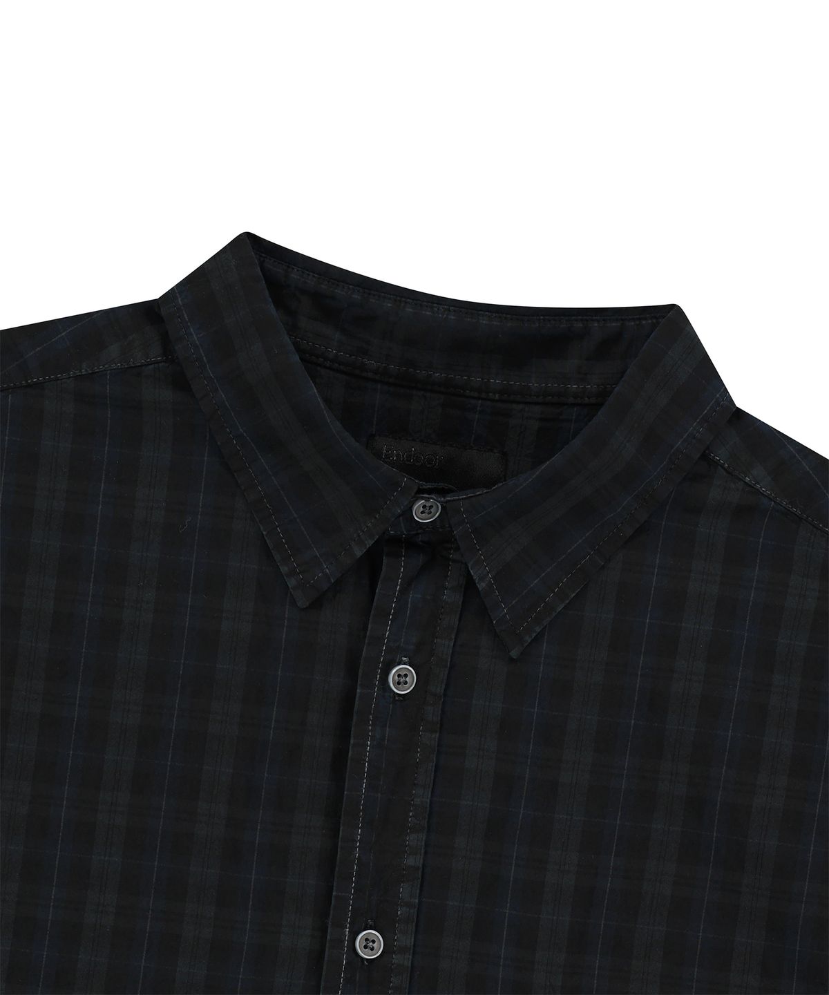 엔도어(ENDOOR) Vintage check 1/2 shirt (vtg green)