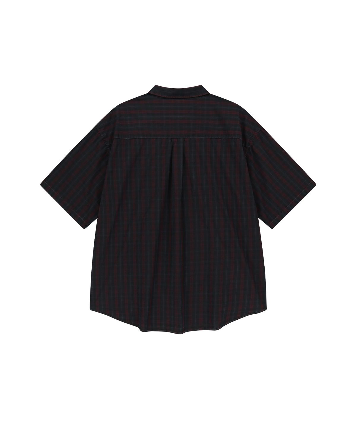 엔도어(ENDOOR) Vintage check 1/2 shirt (vtg red)