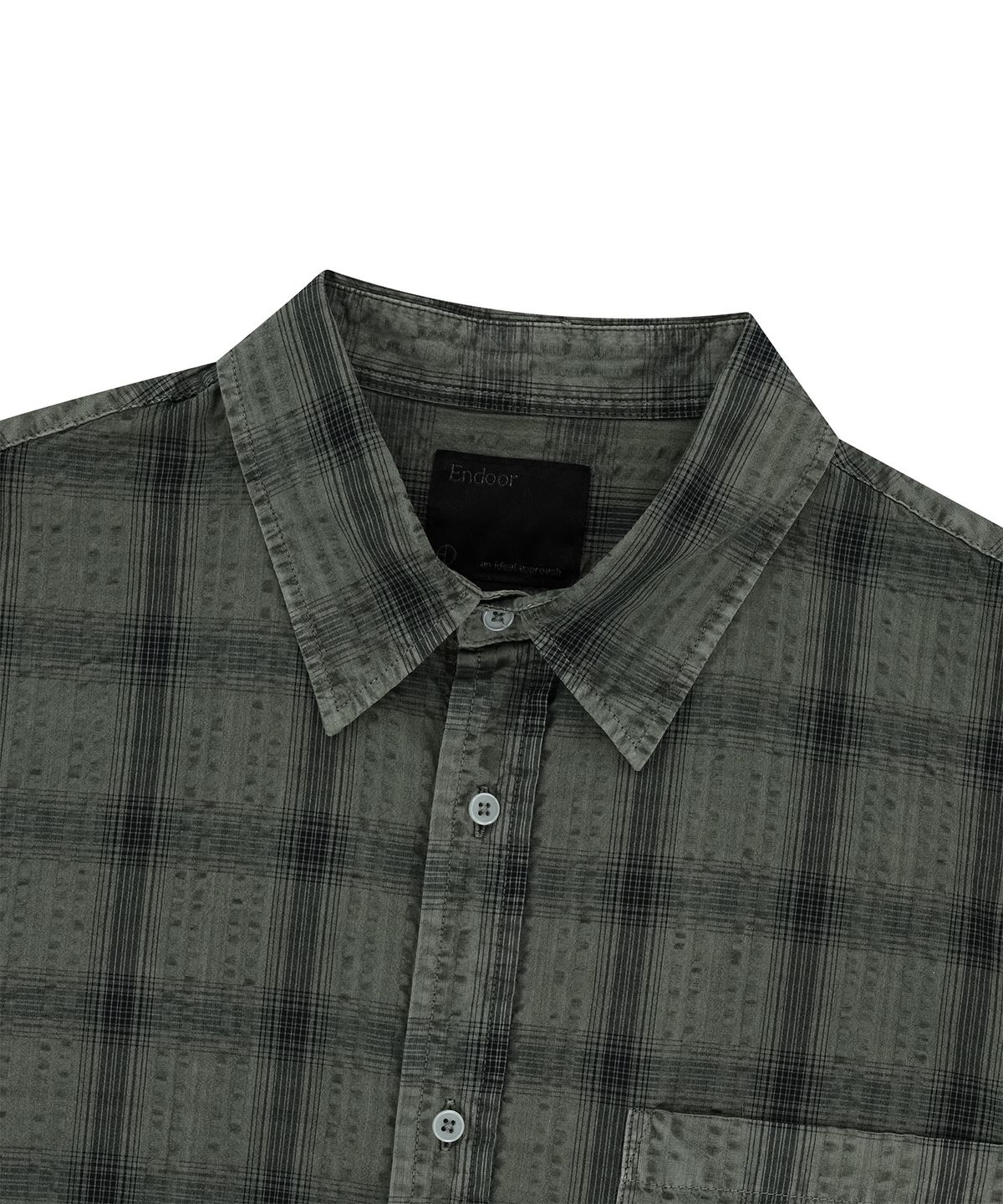 엔도어(ENDOOR) Vintage check shirt (vtg olive)