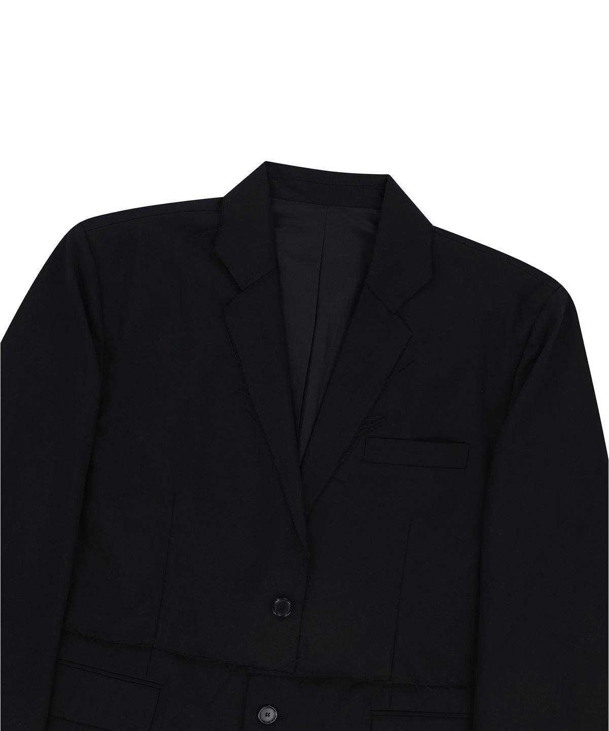 엔도어(ENDOOR) Layered blazer (black)