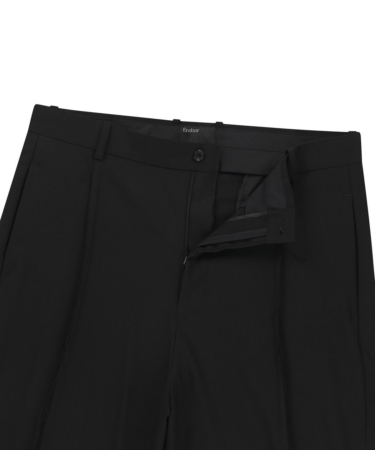 엔도어(ENDOOR) Exposed seam pants (black)