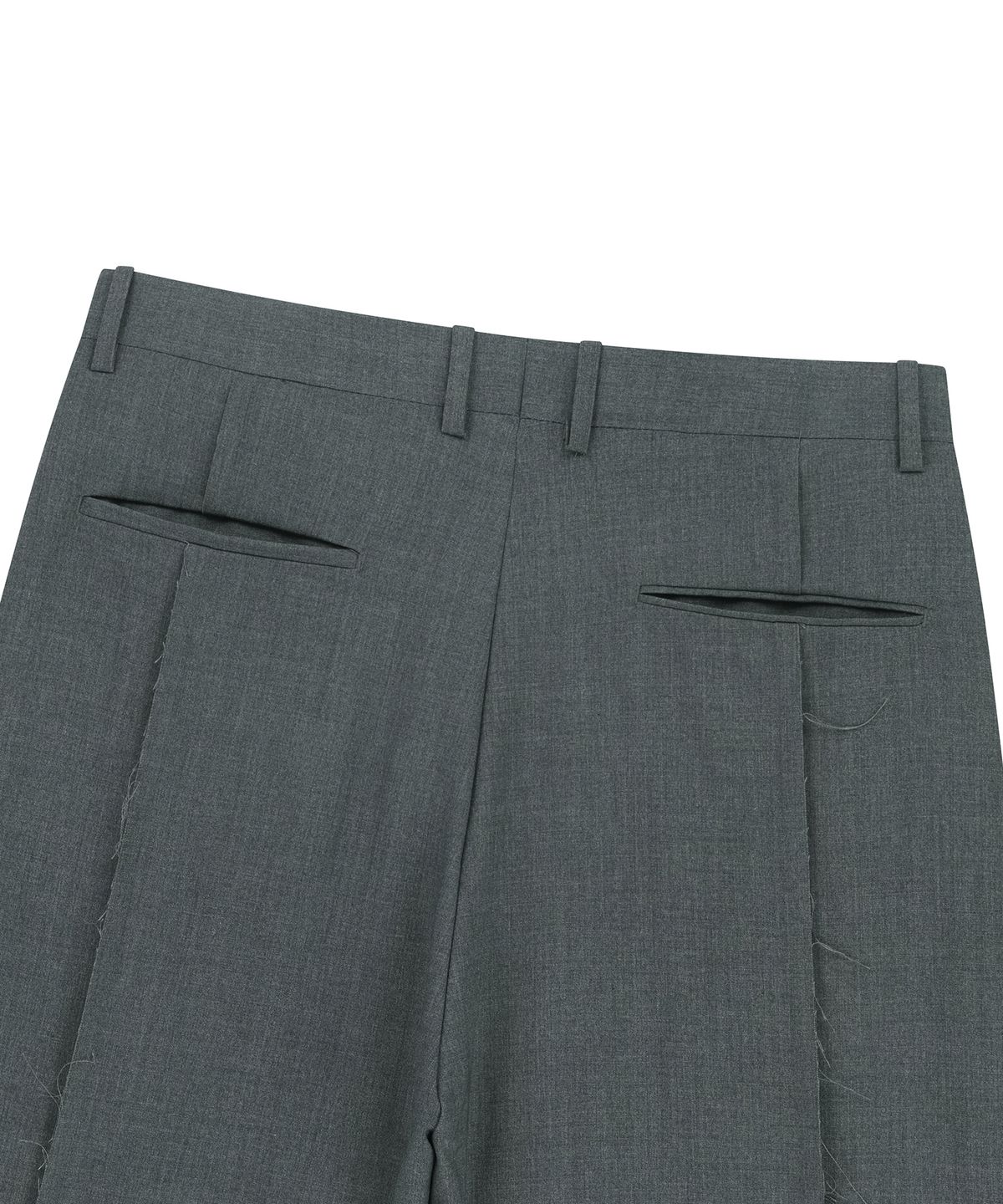 엔도어(ENDOOR) Exposed seam pants (charcoal)
