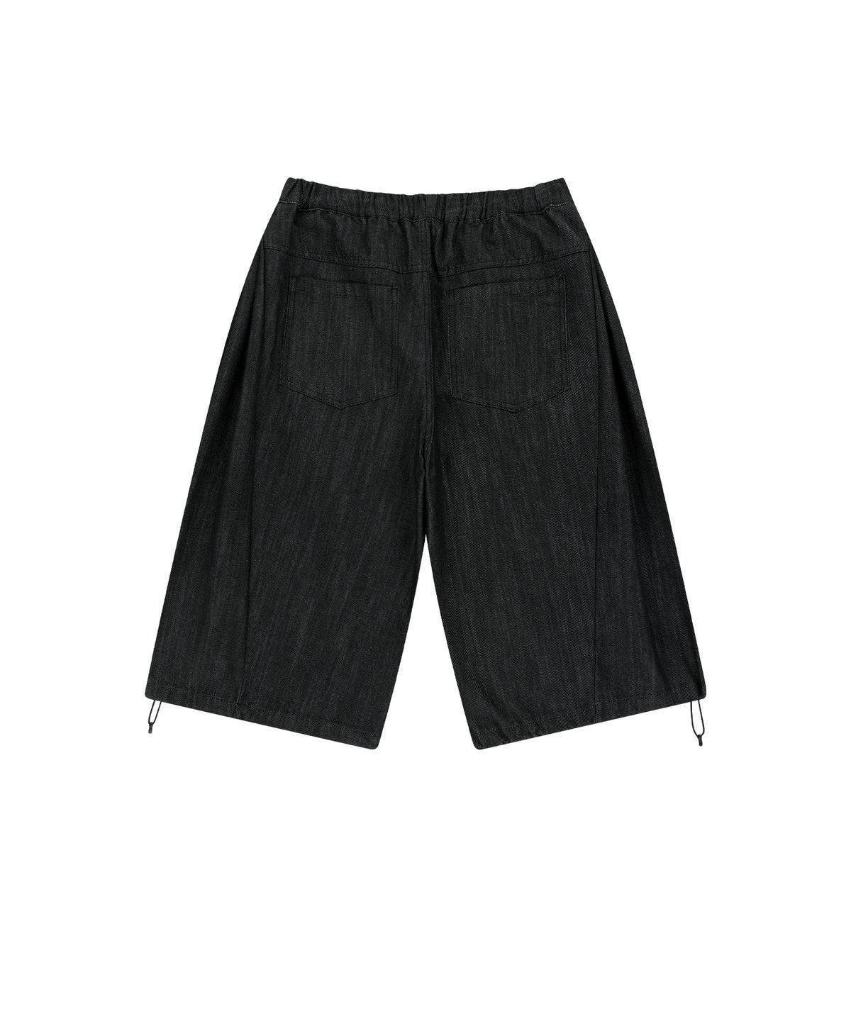 엔도어(ENDOOR) Curved Volume washed shorts (black)