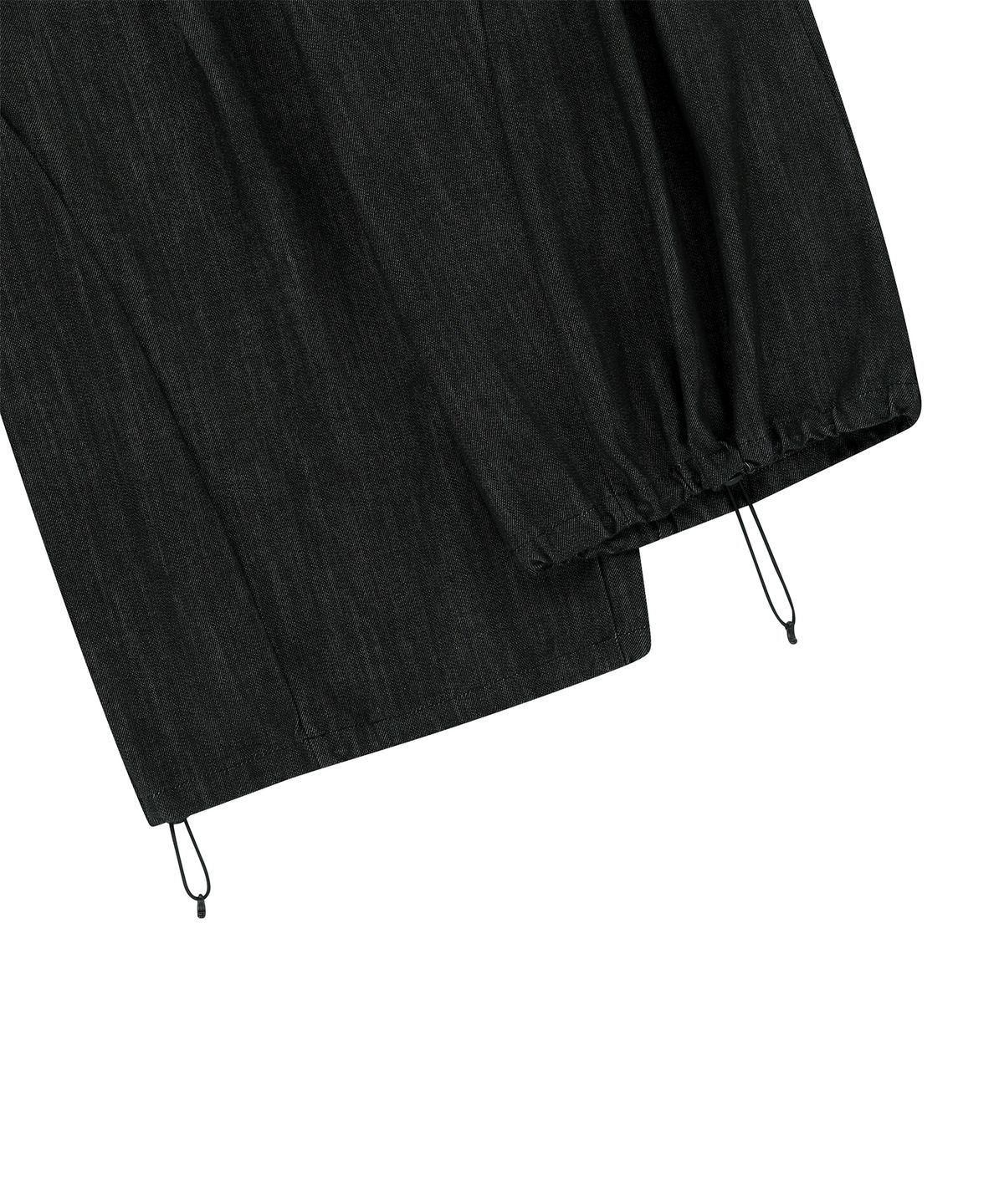 엔도어(ENDOOR) Curved Volume washed shorts (black)