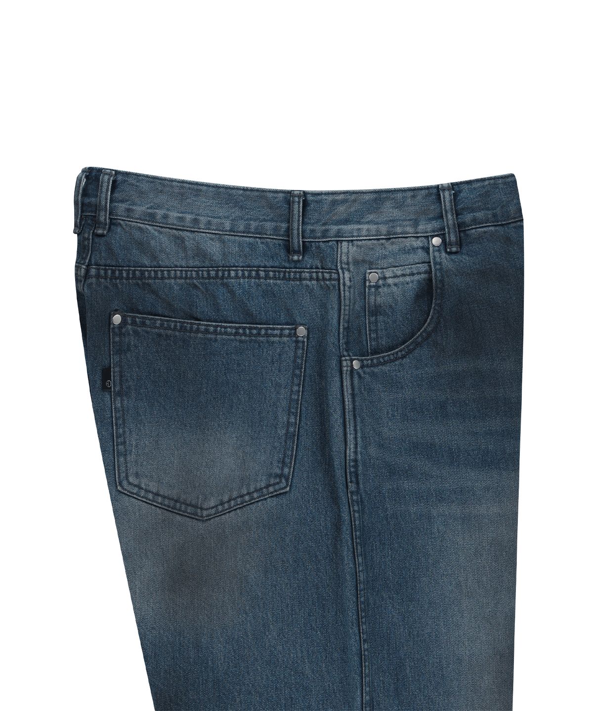 엔도어(ENDOOR) Volume dirty denim pants (indigo blue)