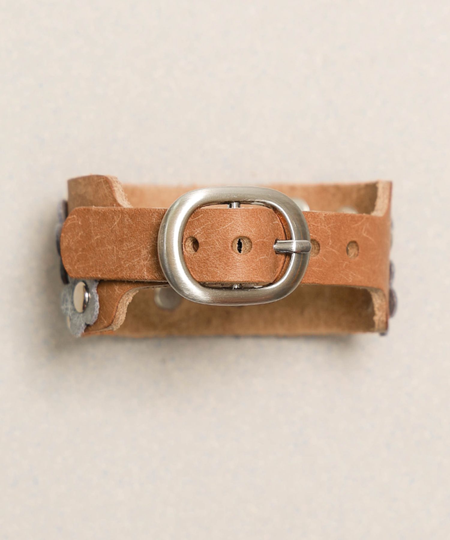 ●tow tow archive● Feverfew Leather Bracelet Brown TBH52ABA MUSINSA | TOWTOW ARCHIVE Feverfew Leather Bracelet Brown