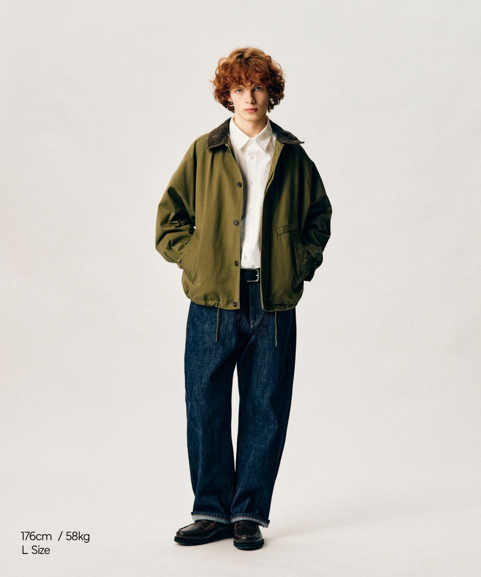 MUSINSA公式 | ESPIONAGE Short Hunting Jacket Olive