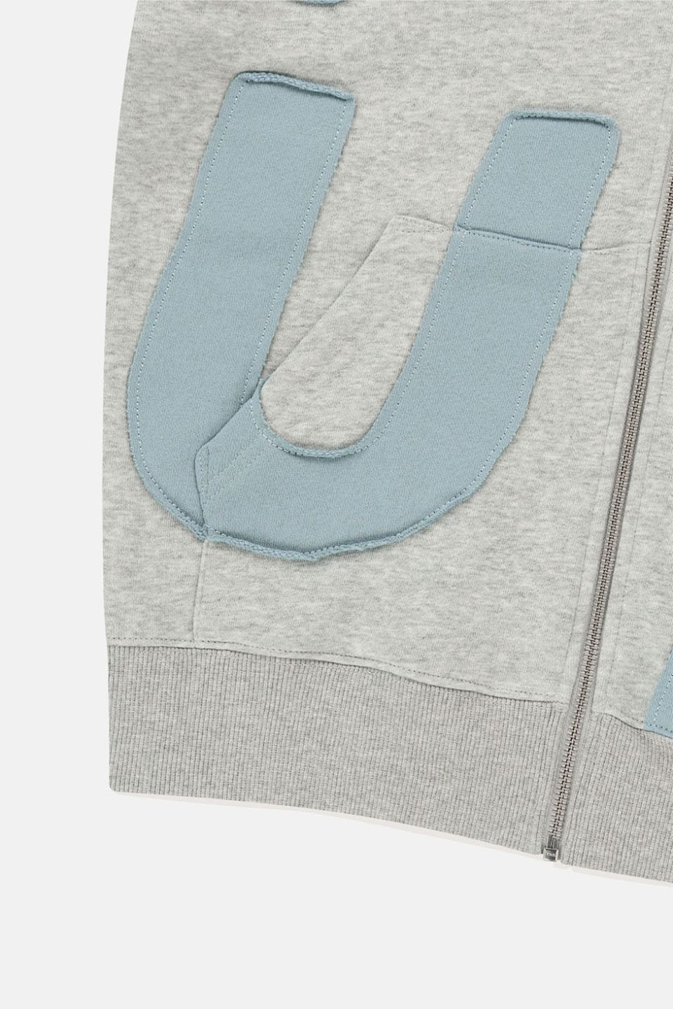 MUSINSA公式 | SUNLOVE Capital Zip Up Hoodie Heather Grey