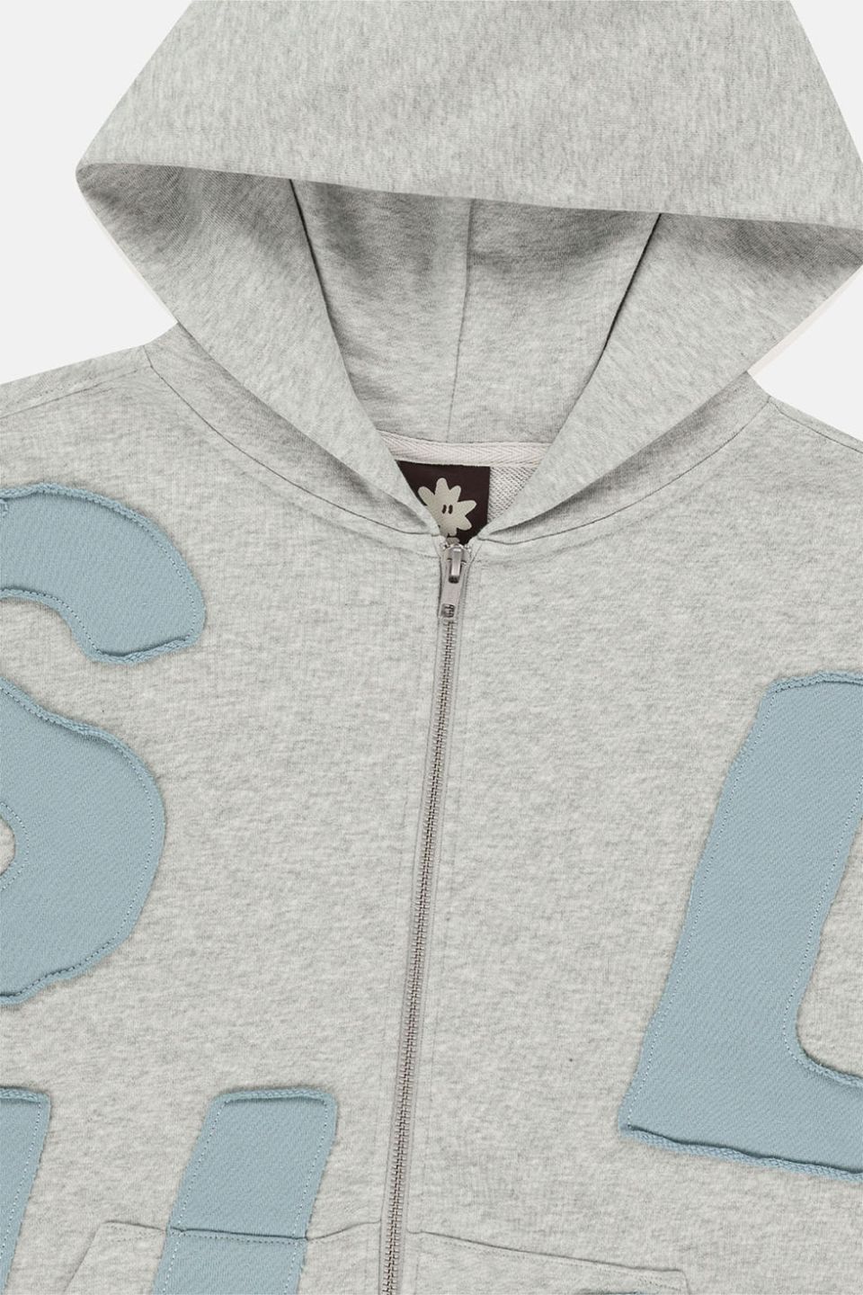 MUSINSA公式 | SUNLOVE Capital Zip Up Hoodie Heather Grey