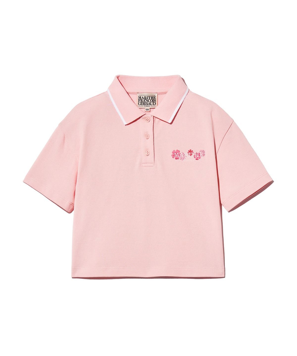 마리떼 키즈(MARITHÉ KIDS) KIDS W SEMI CROP PK TEE light pink