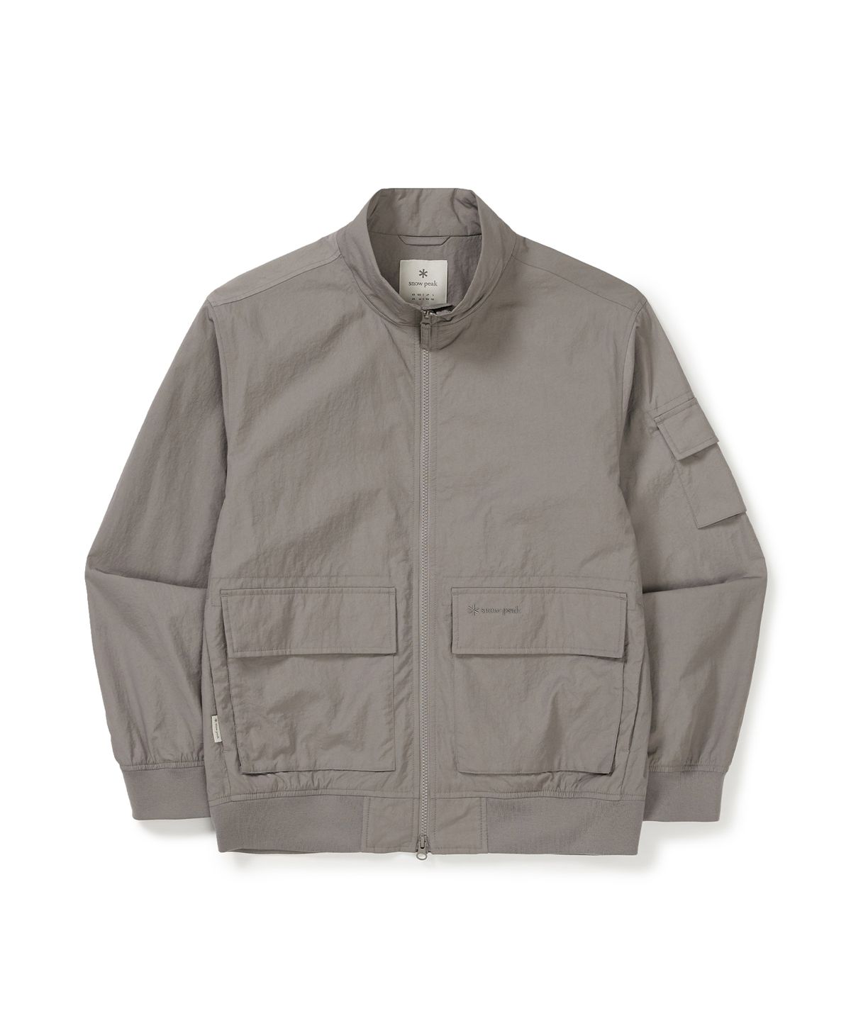 스노우피크 어패럴(SNOWPEAK APPAREL) 트윌론 봄버 자켓 (S25SMTWB20) Vintage Gray