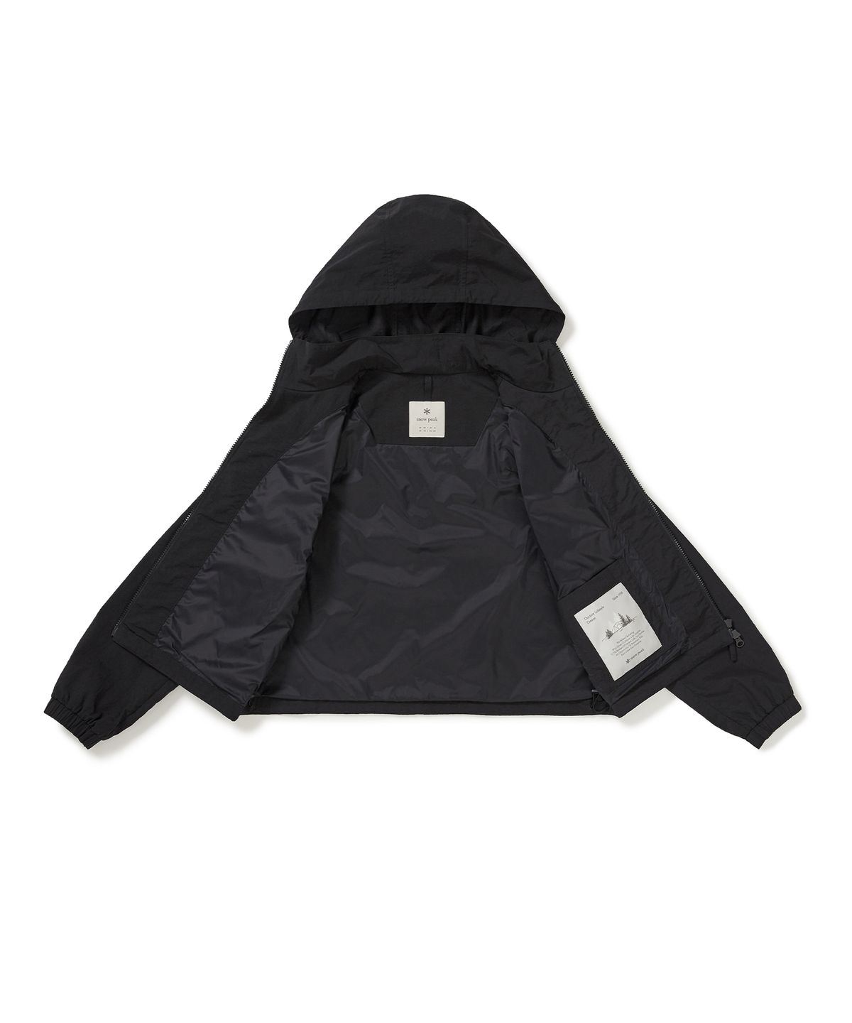 스노우피크 어패럴(SNOWPEAK APPAREL) 트윌론 여성 후드 탈부착 바람막이 (S25SWTWB21) Dark Charcoal