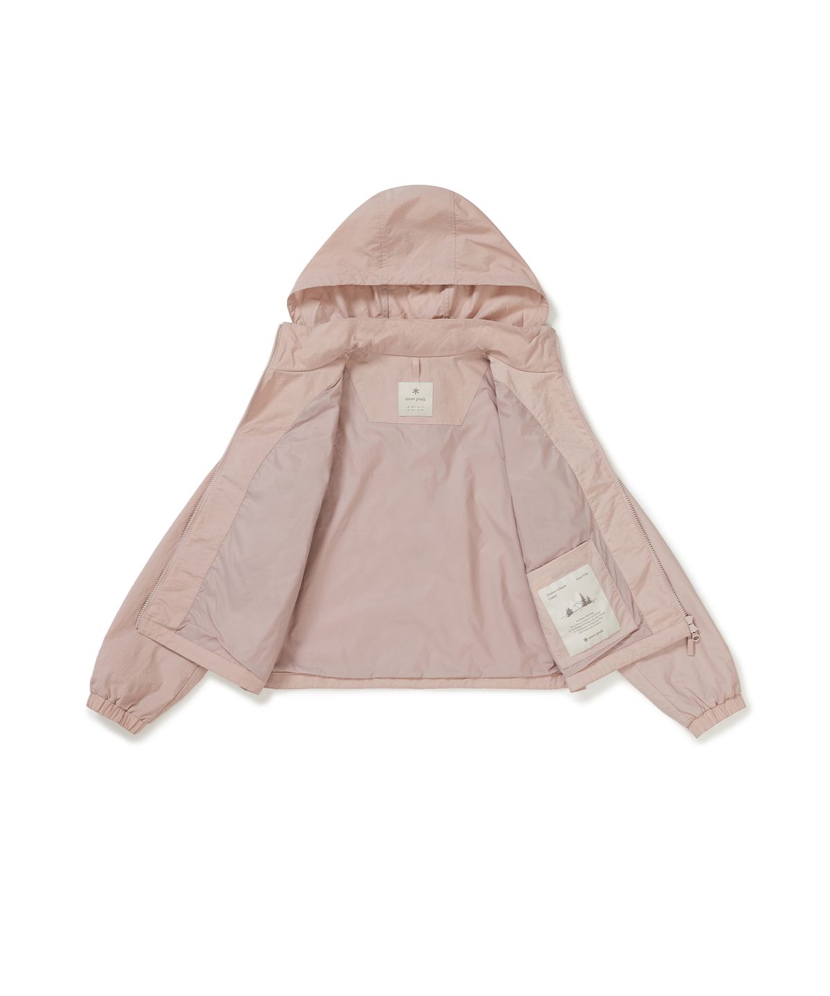 스노우피크 어패럴(SNOWPEAK APPAREL) 트윌론 여성 후드 탈부착 바람막이 (S25SWTWB21) Deep Pink