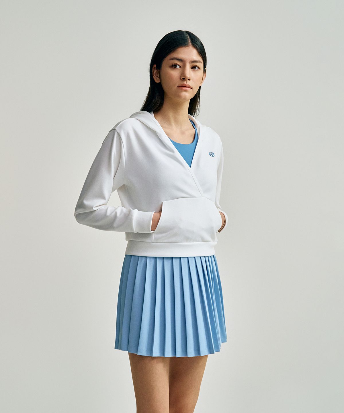 세르지오 타키니(SERGIO TACCHINI) W 모달라이크 후디 (White)