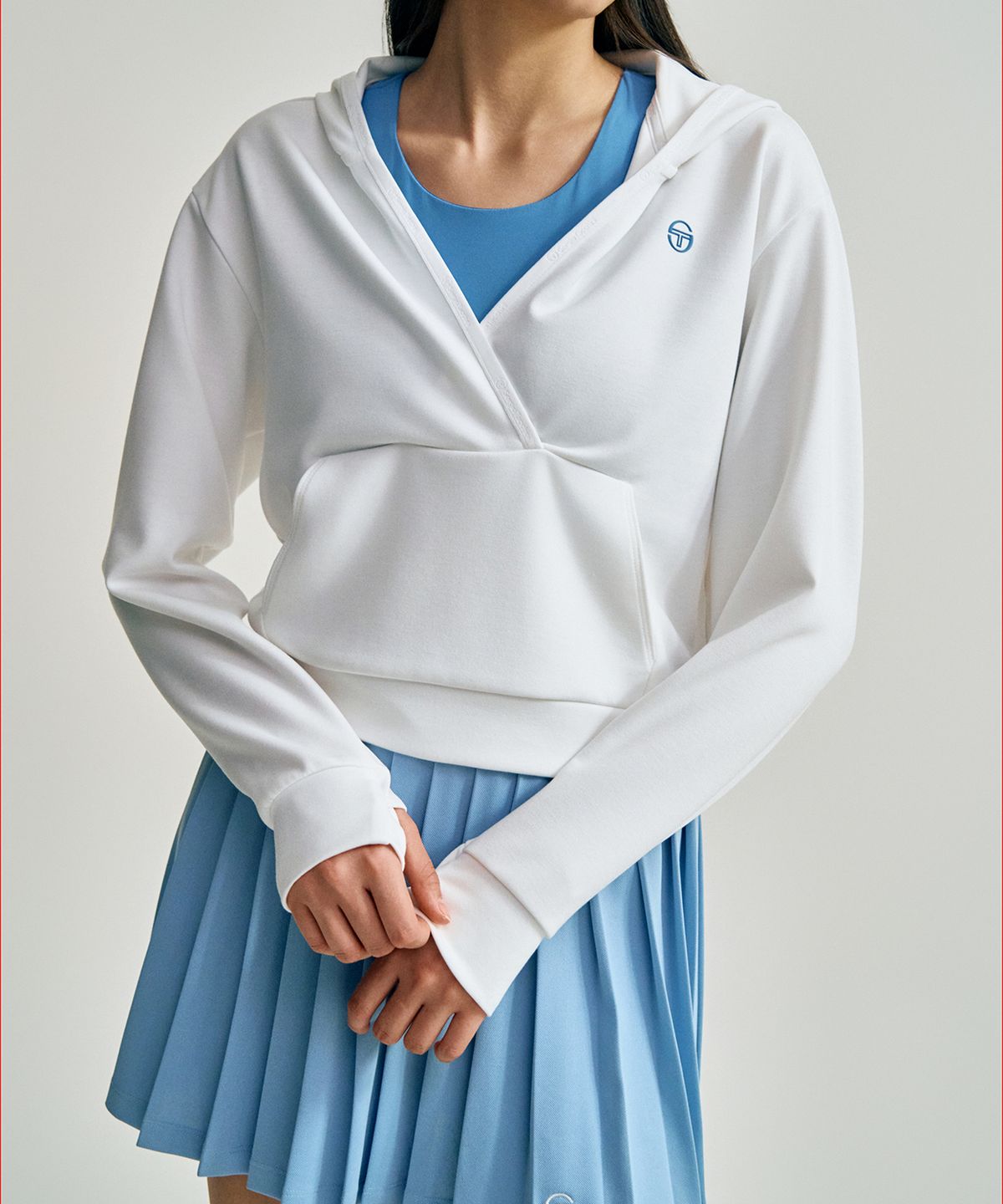 세르지오 타키니(SERGIO TACCHINI) W 모달라이크 후디 (White)