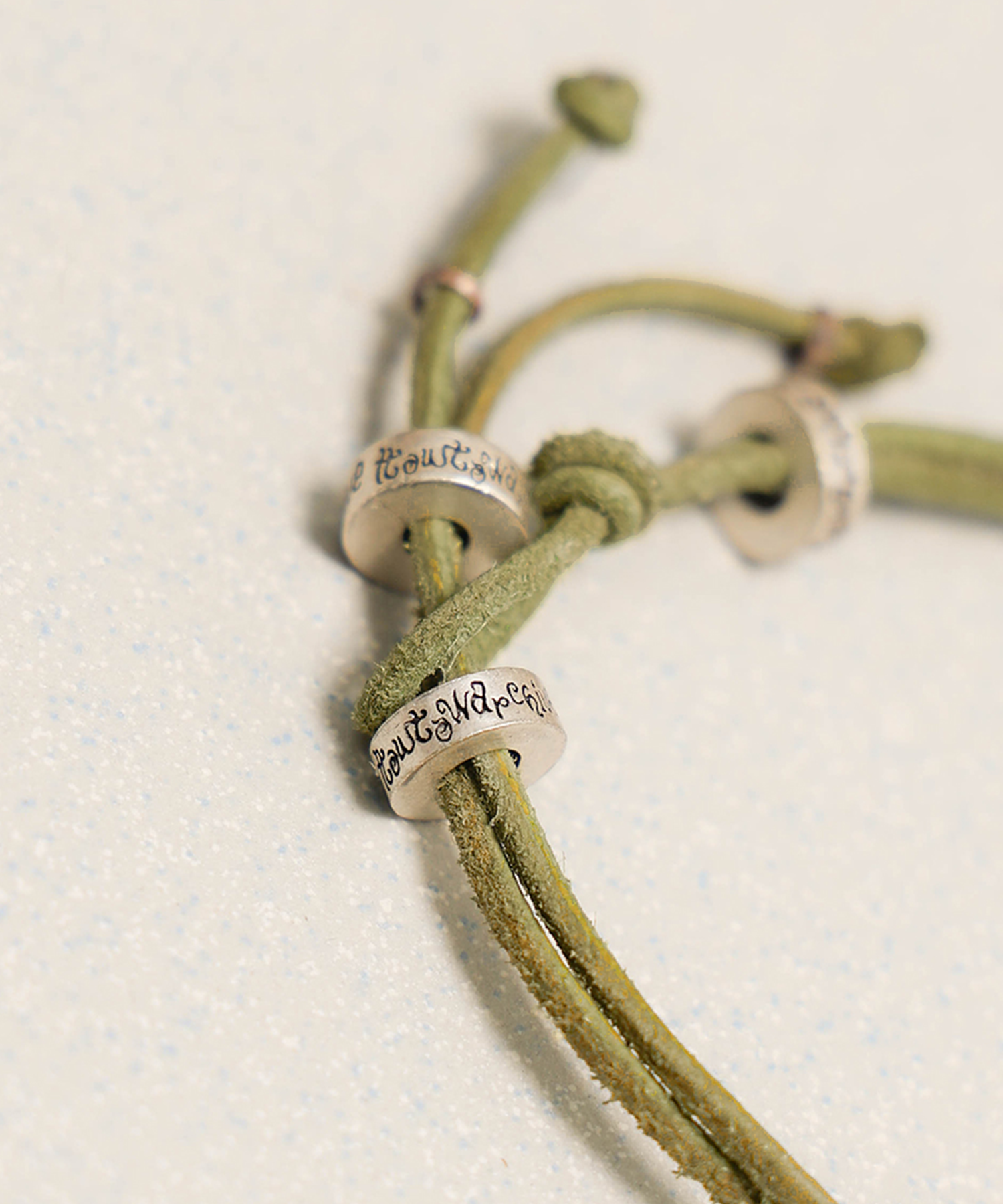 ●tow tow archive● Monda Leather Bracelet Olive TBH52ABAN00 MUSINSA | TOWTOW ARCHIVE Monda Leather Bracelet Olive
