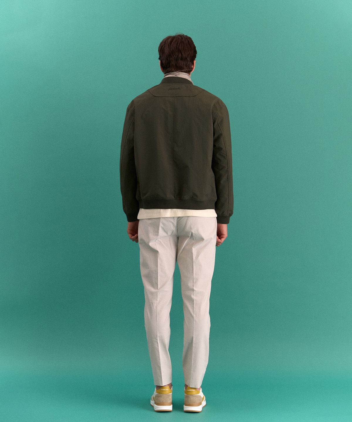 빠니깔레(PANICALE) 카키 라이트웨이트 블루종 점퍼