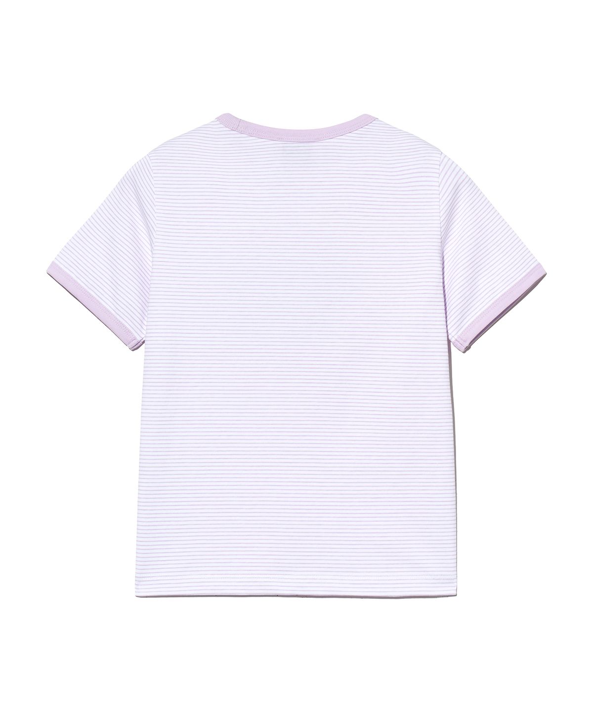 마리떼 키즈(MARITHÉ KIDS) KIDS BASIC FIT STRIPE RINGER TEE lavender