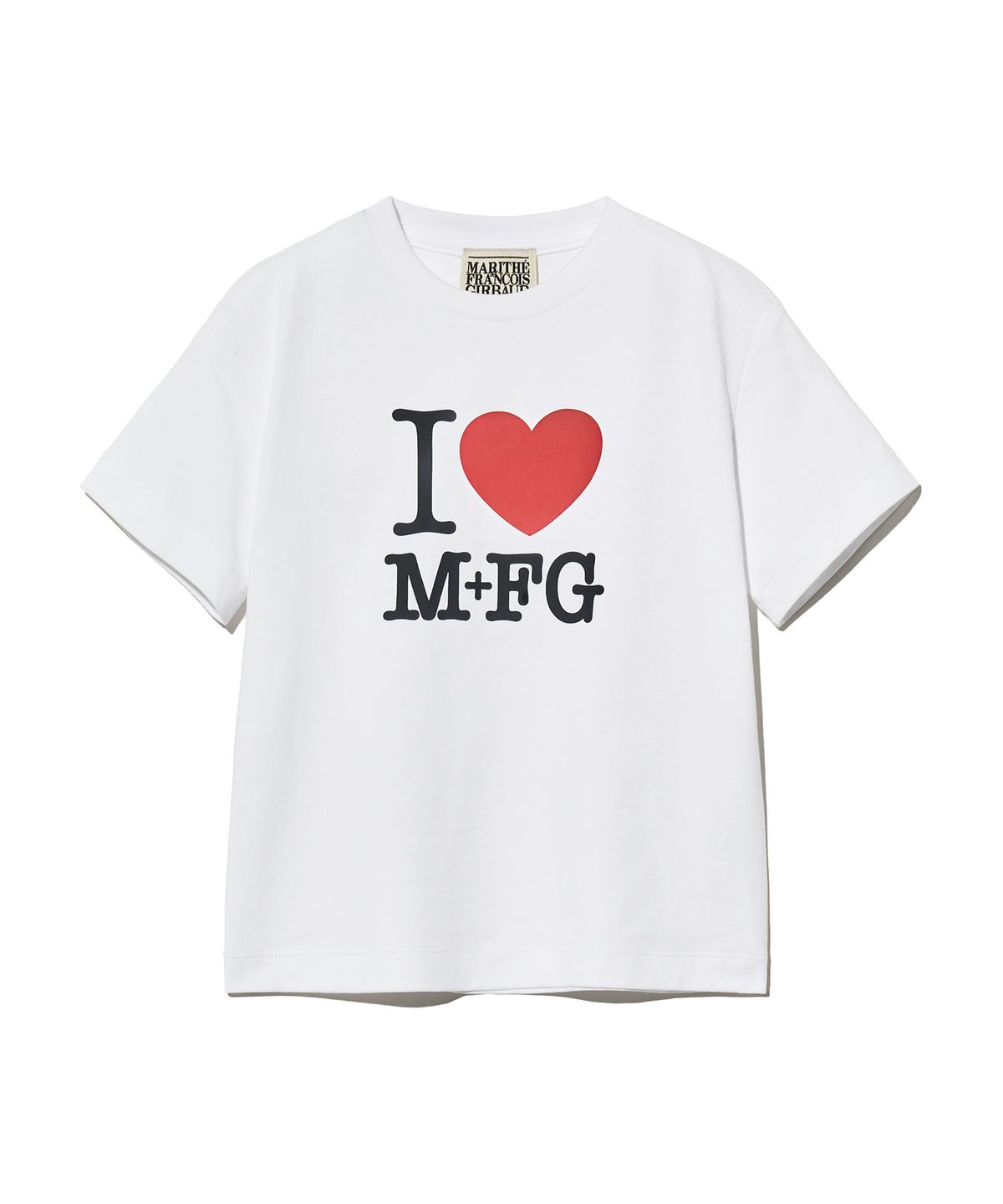 마리떼 키즈(MARITHÉ KIDS) KIDS I LOVE MFG TEE white