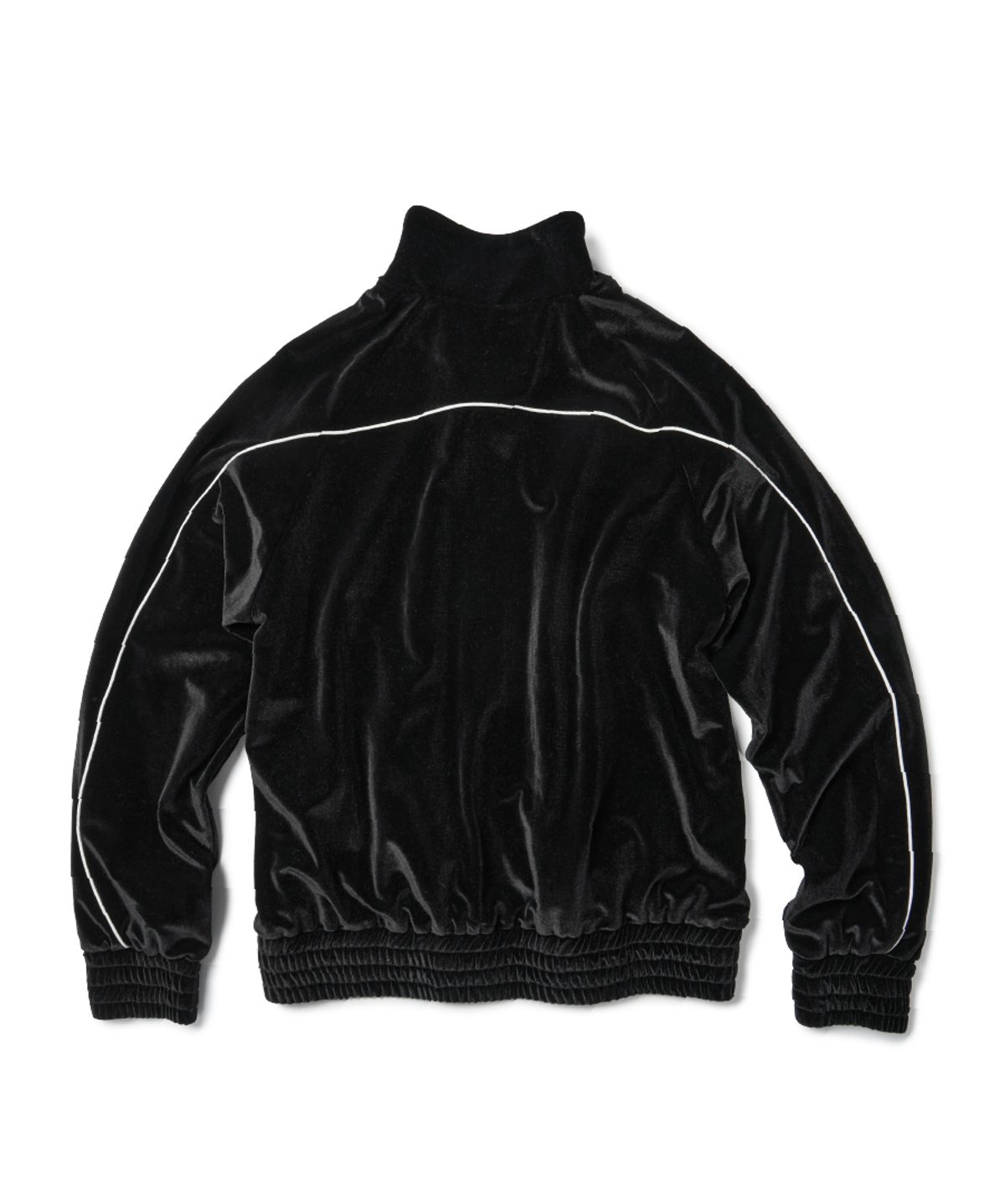 이티씨이(ETCE) VELVET TRACK JACKET (BLACK)