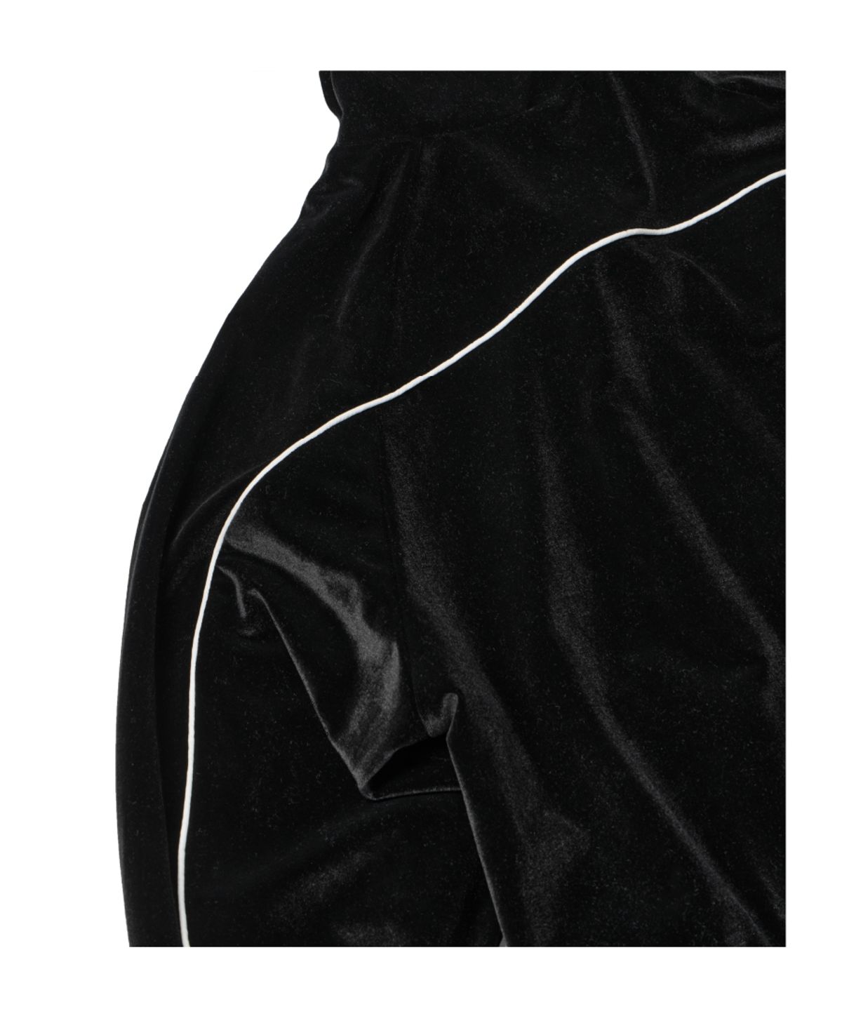 이티씨이(ETCE) VELVET TRACK JACKET (BLACK)