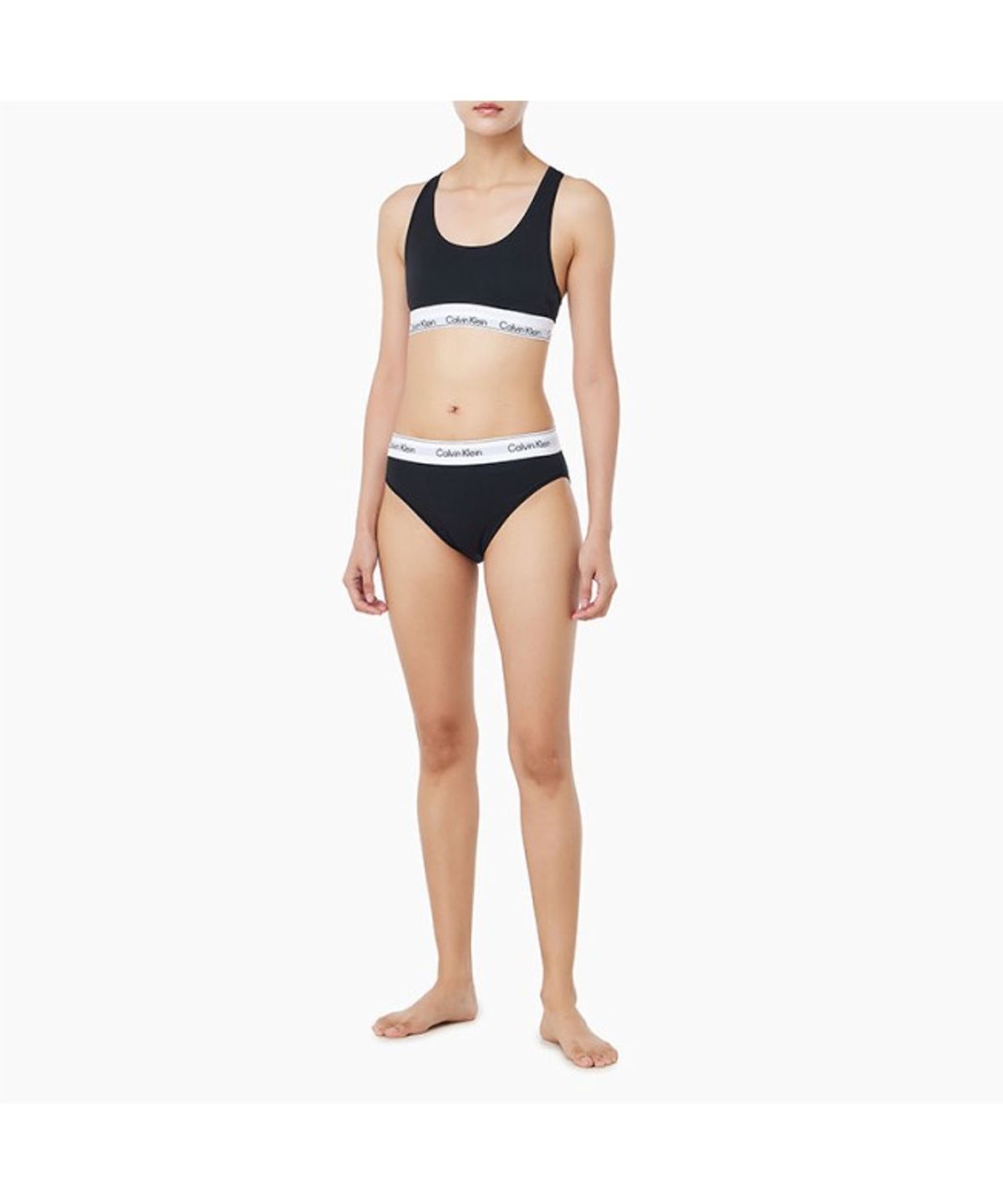 캘빈클라인 언더웨어(CALVIN KLEIN UNDERWEAR) 여성 아이콘 코튼 모달 AF 레이서백 브라렛_QF8493ADUB1